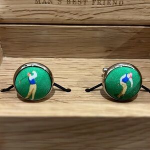 Golf cuff links